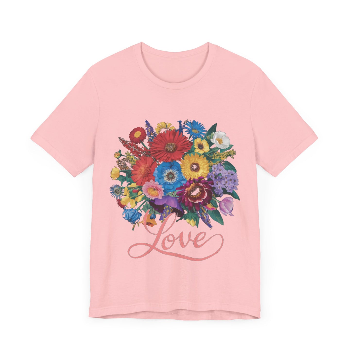 Lover FLower Womens T-Shirt Cotton