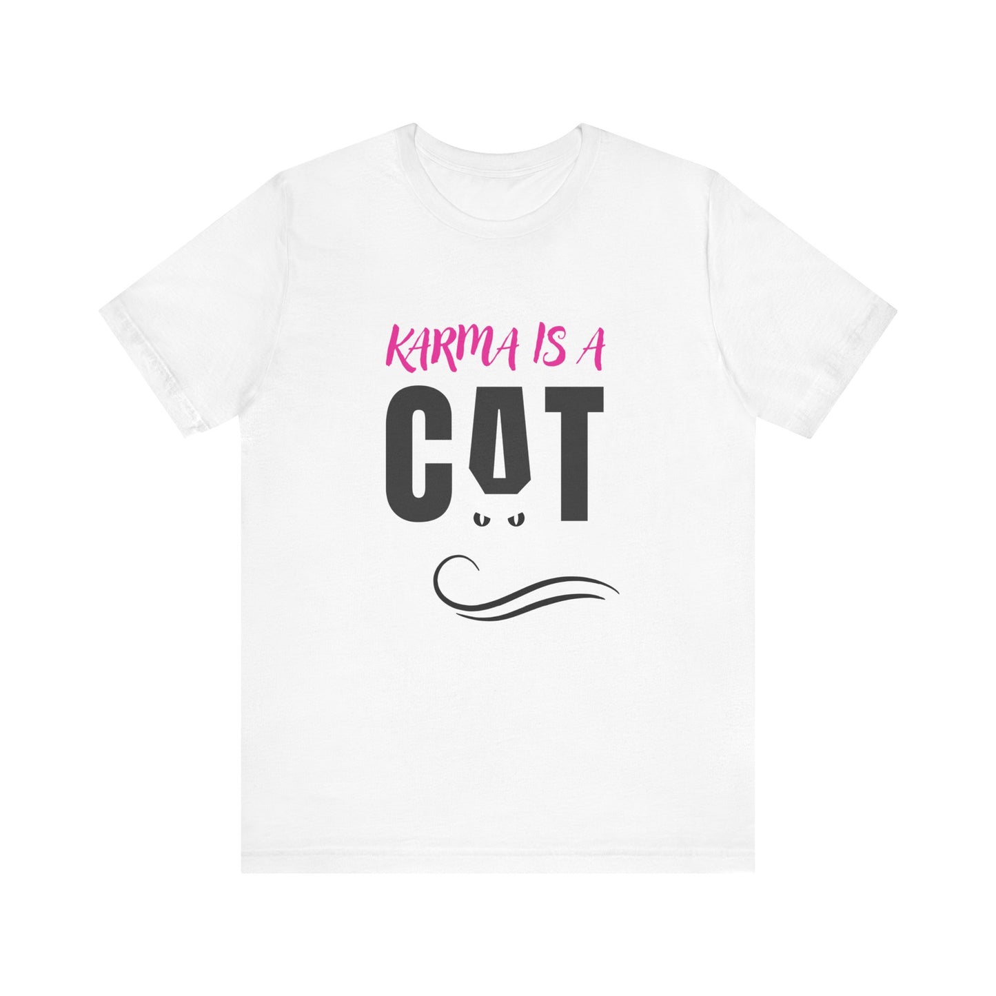 Karma Is A CAT Swiftie Midnight Tee SHIRT For Cat Lover