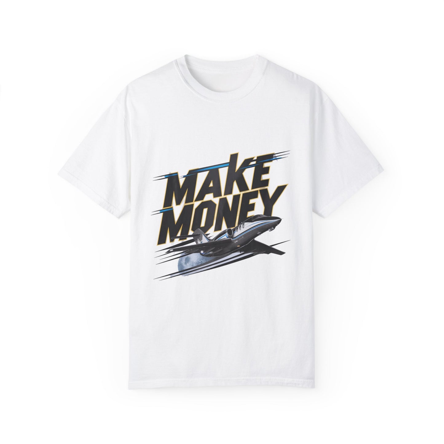 Make Money Plane and Moon Men's T-shirt