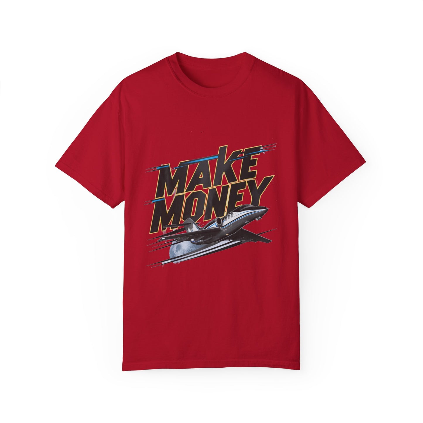 Make Money Plane and Moon Men's T-shirt