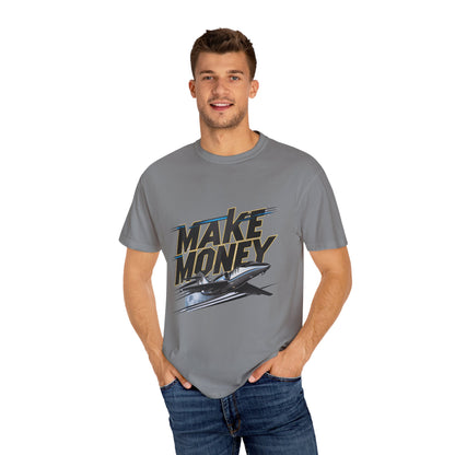 Make Money Plane and Moon Men's T-shirt