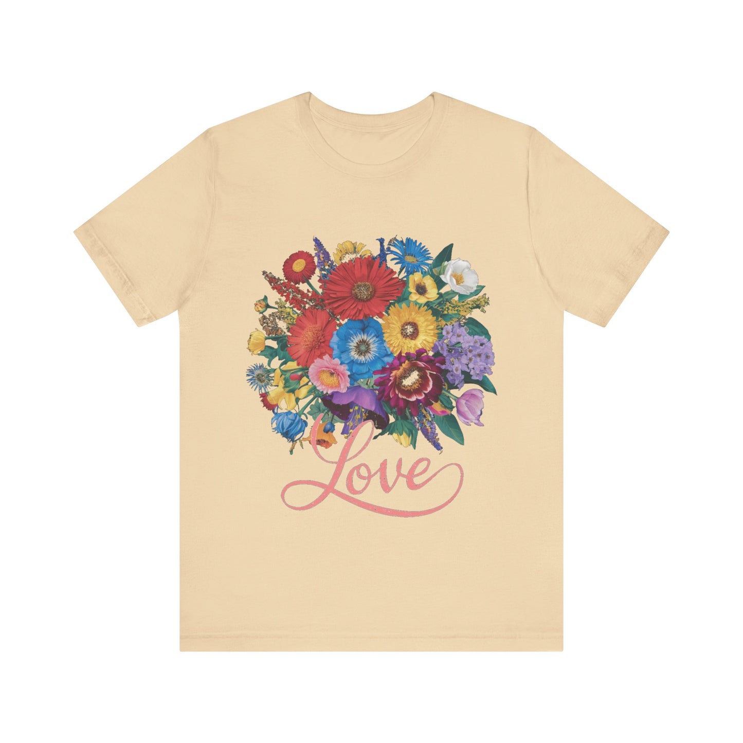 Lover FLower Womens T-Shirt Cotton