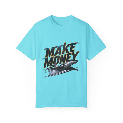 Make Money Plane and Moon Men's T-shirt