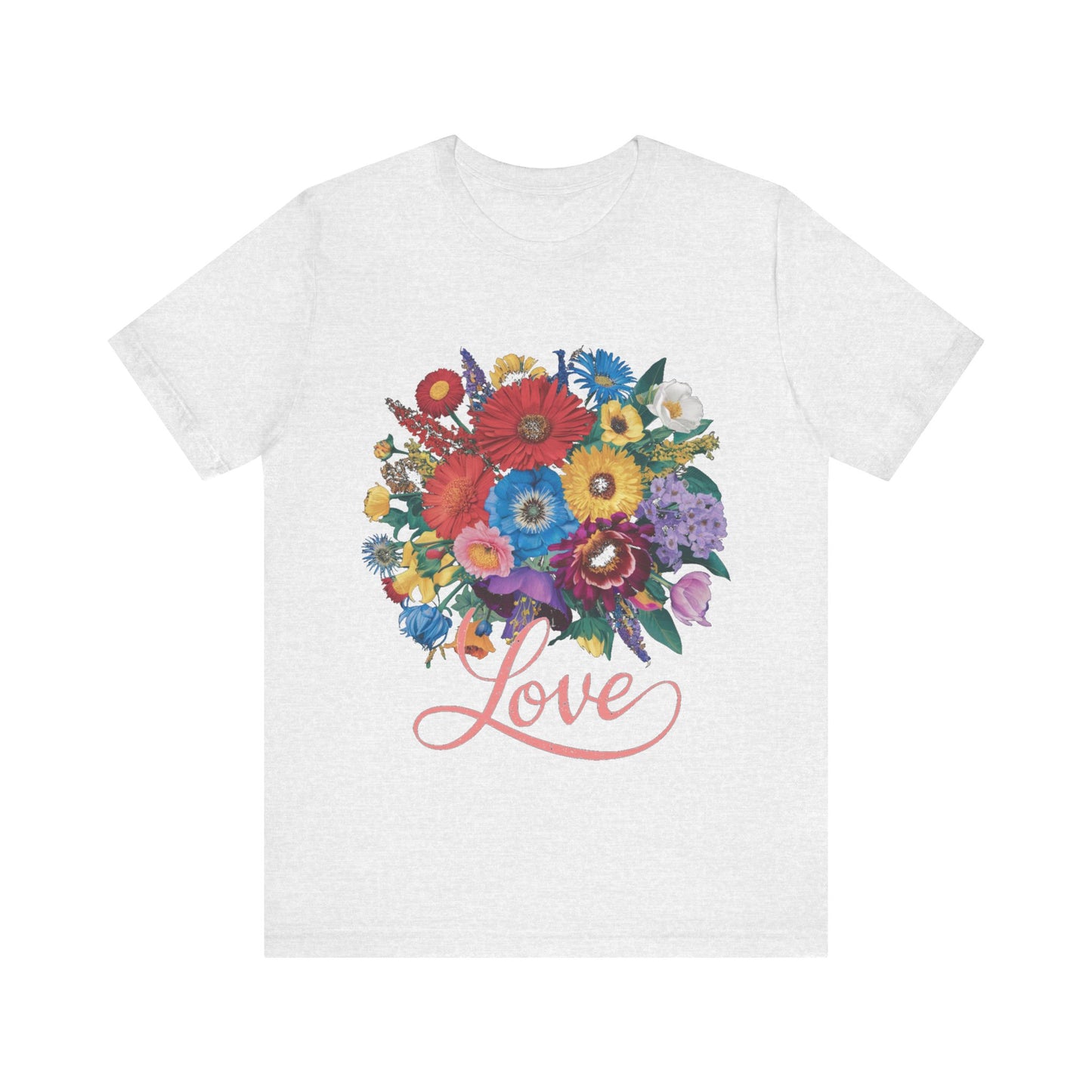 Lover FLower Womens T-Shirt Cotton