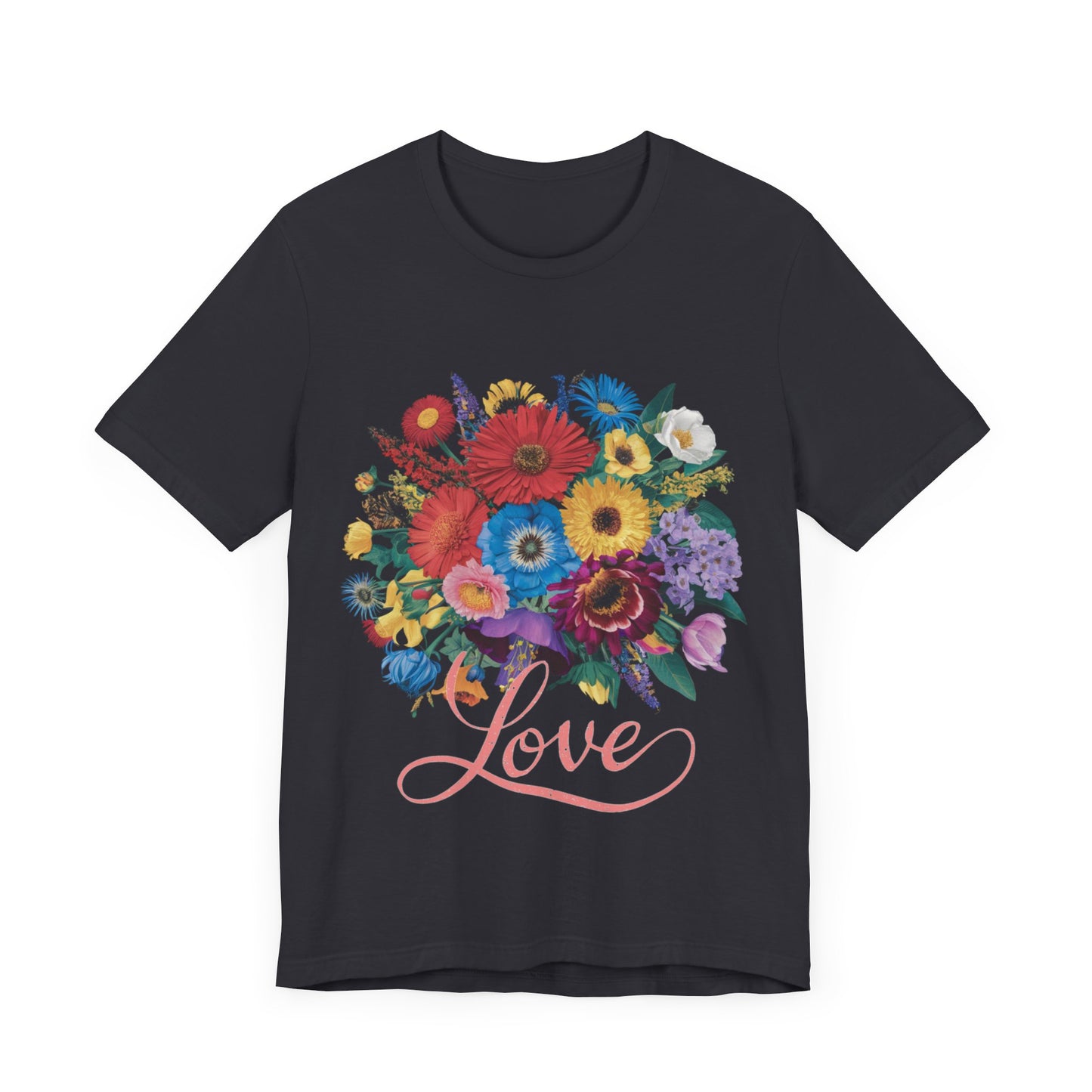 Lover FLower Womens T-Shirt Cotton