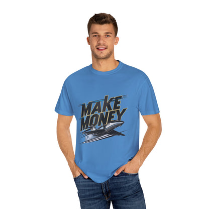 Make Money Plane and Moon Men's T-shirt