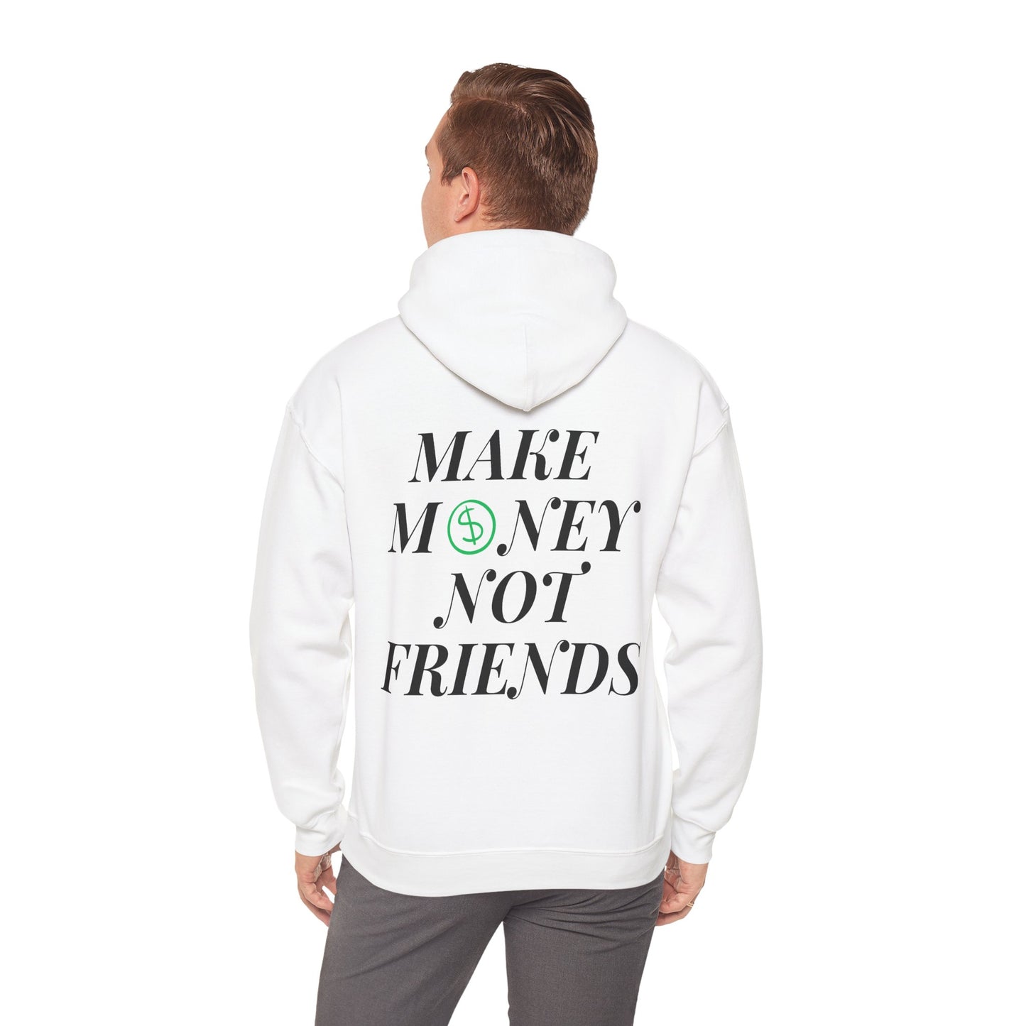 Money not Friend Unisex Heavy Blend™ Hooded Sweatshirt 