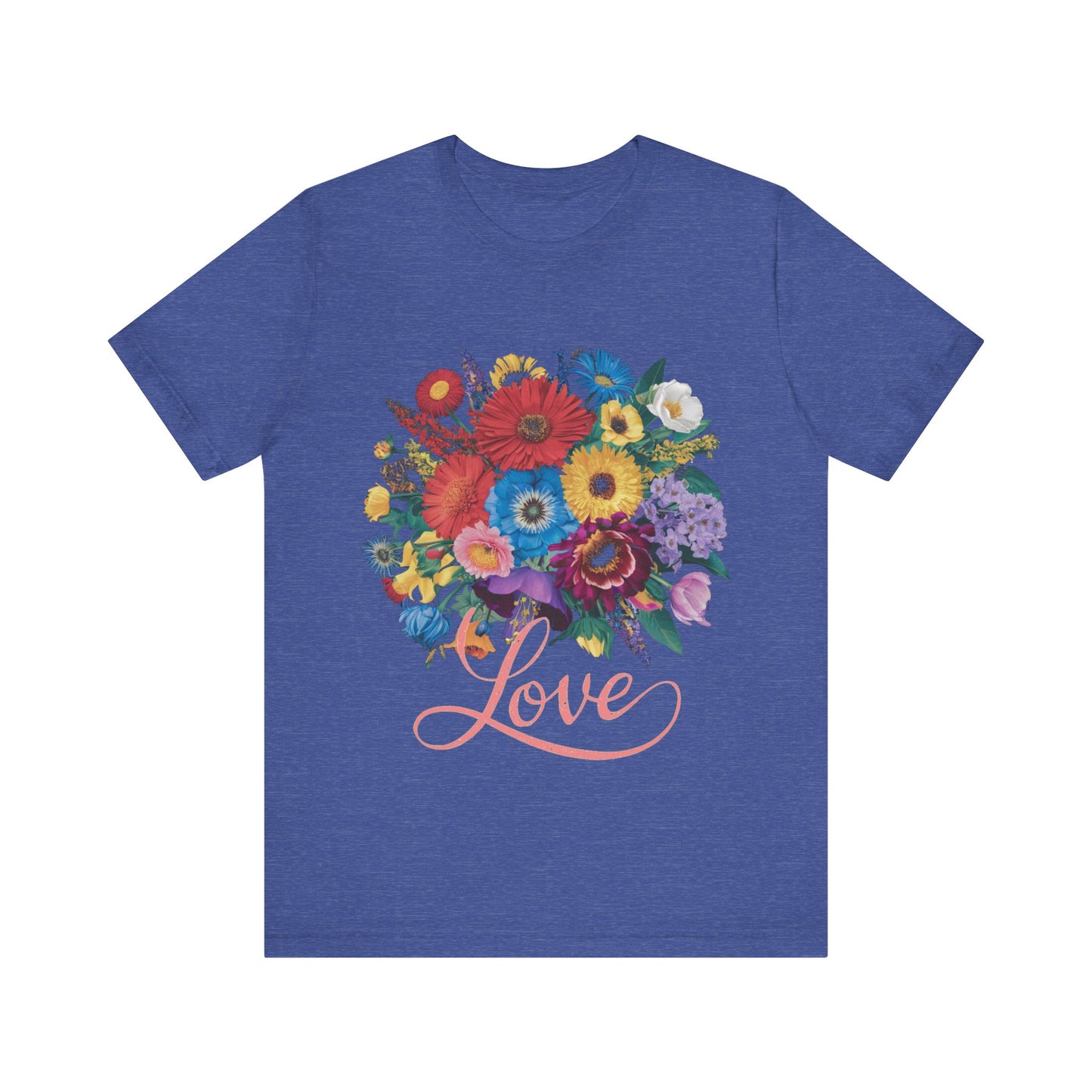 Lover FLower Womens T-Shirt Cotton