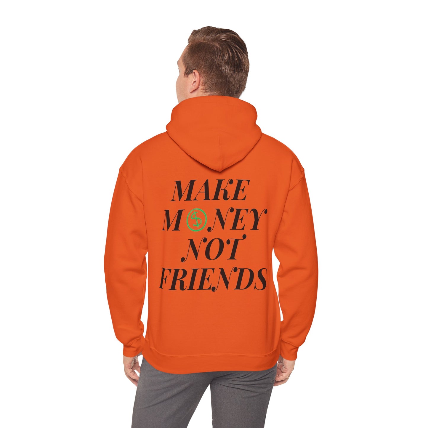 Money not Friend Felpa con cappuccio unisex Heavy Blend™ 