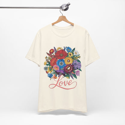 Lover FLower Womens T-Shirt Cotton