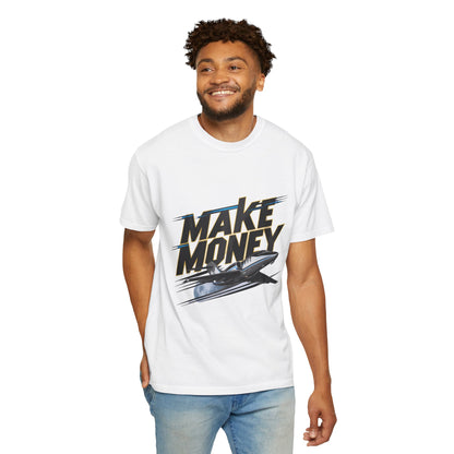 Make Money Plane and Moon Men's T-shirt