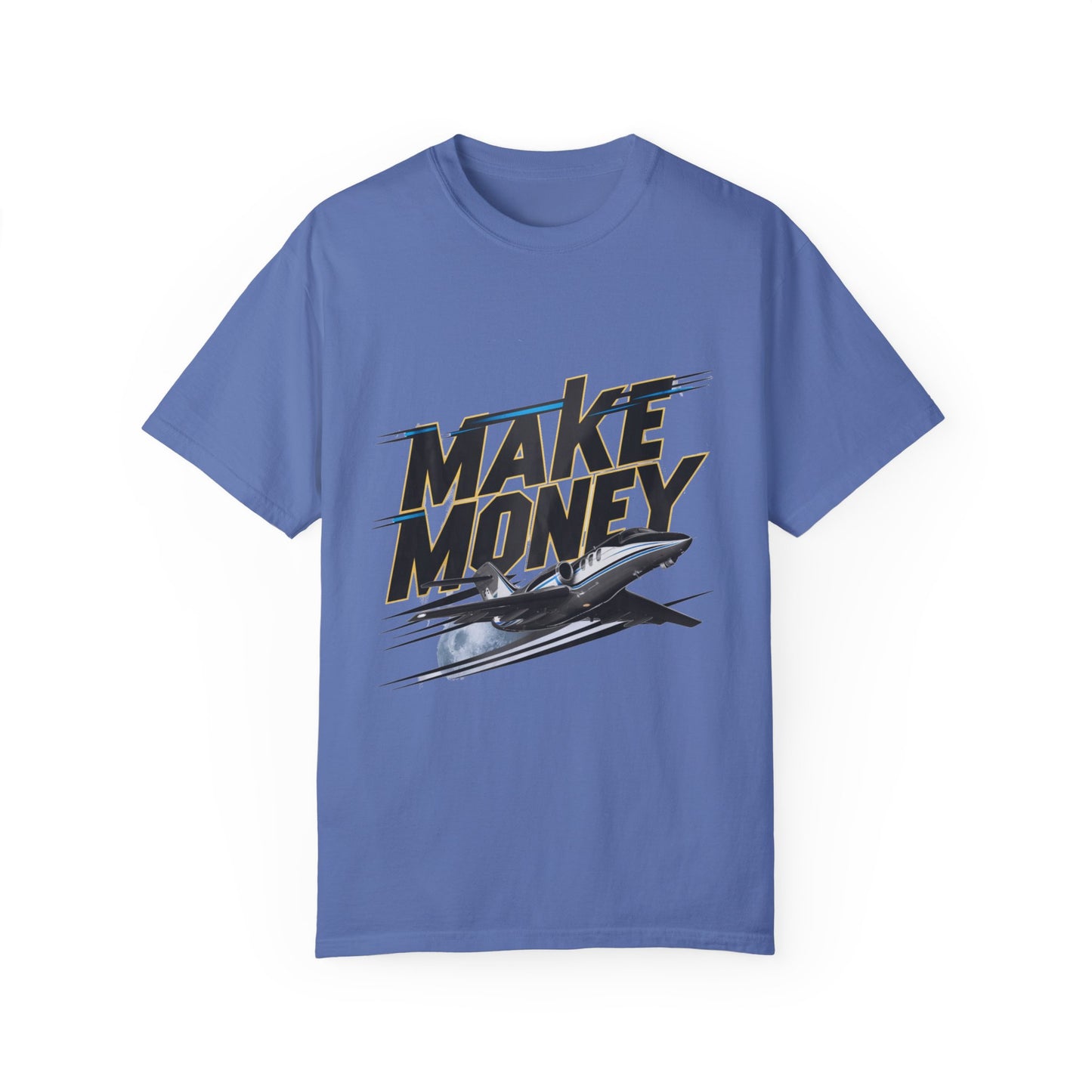 Make Money Plane and Moon Men's T-shirt