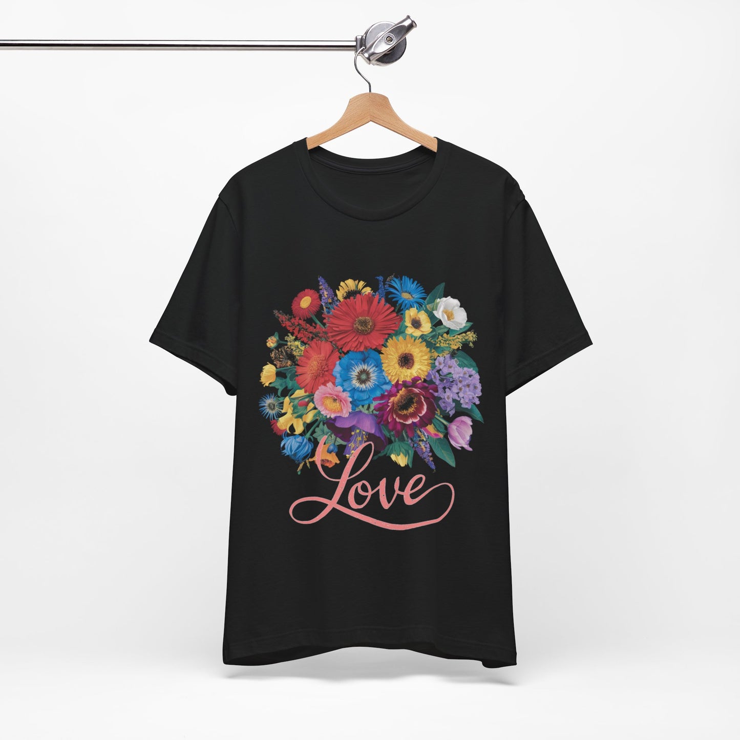 Lover FLower Womens T-Shirt Cotton