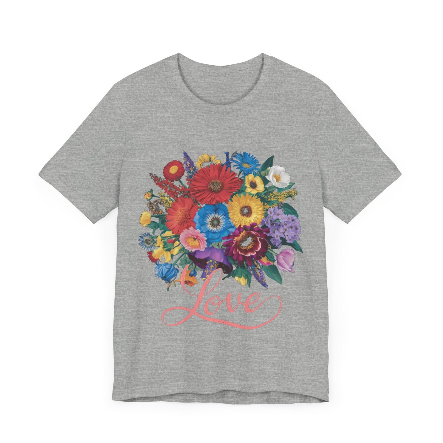 Lover FLower Womens T-Shirt Cotton