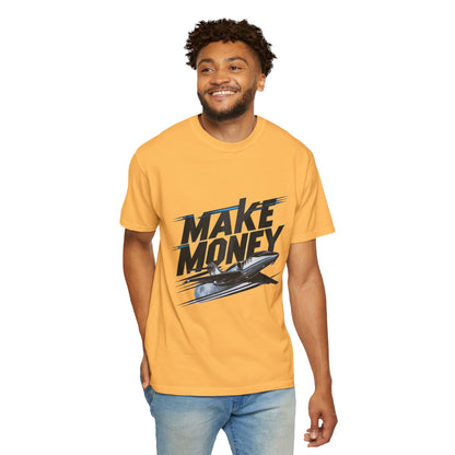 Make Money Plane and Moon Men's T-shirt