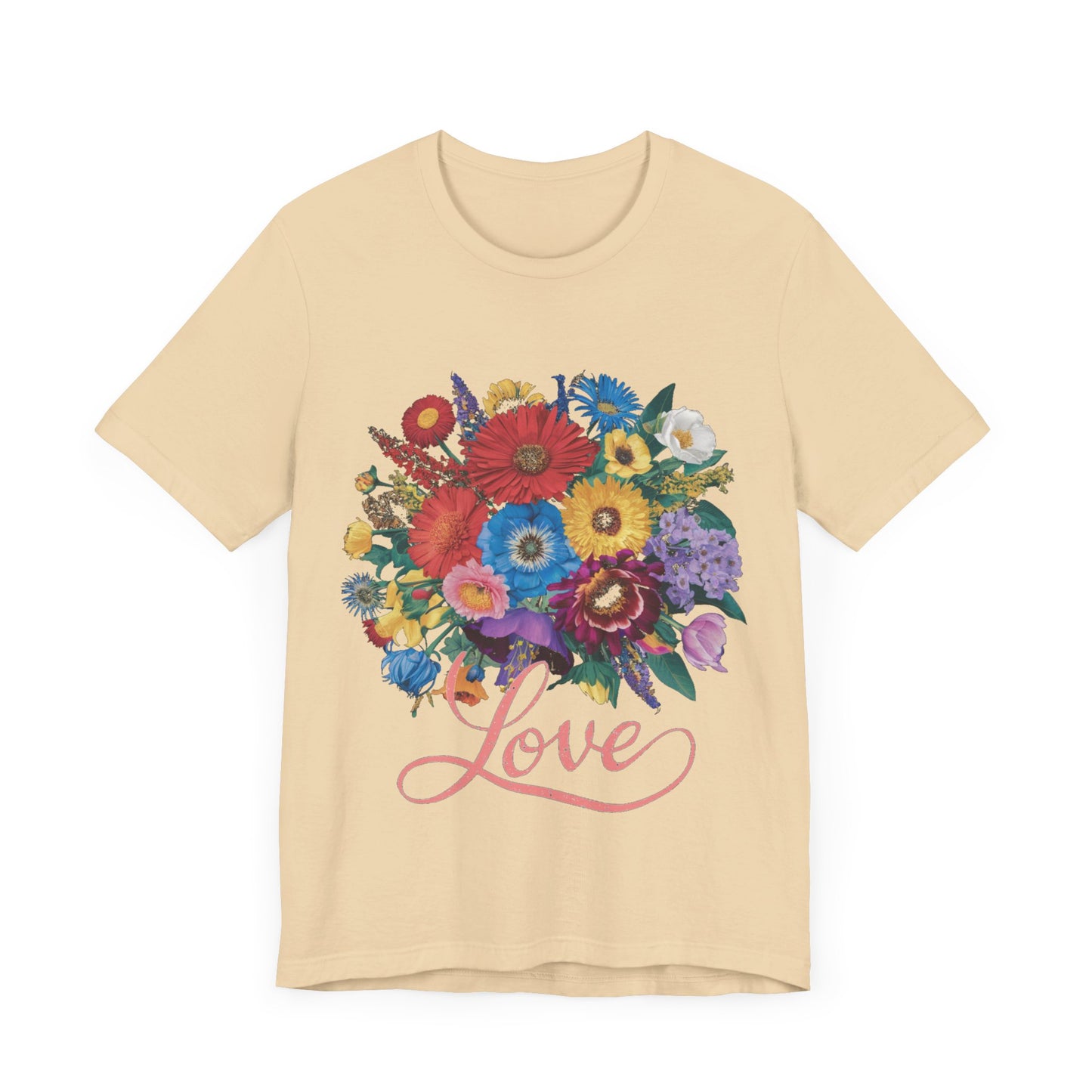 Lover FLower Womens T-Shirt Cotton