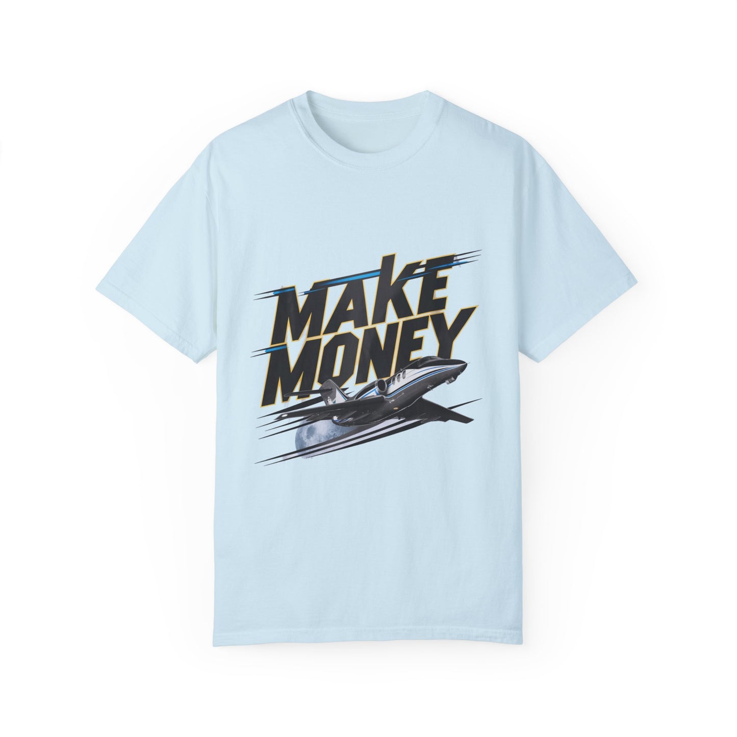 Make Money Plane and Moon Men's T-shirt