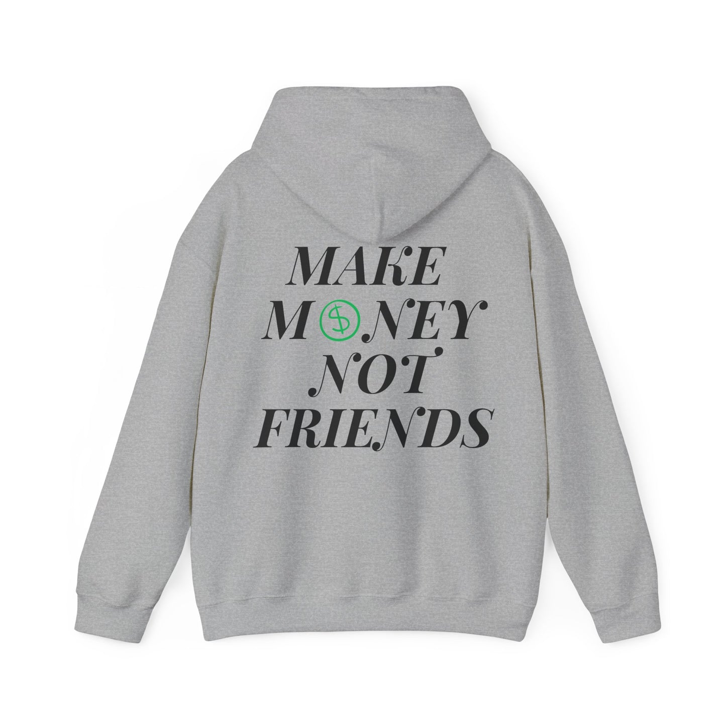 Money not Friend Felpa con cappuccio unisex Heavy Blend™ 