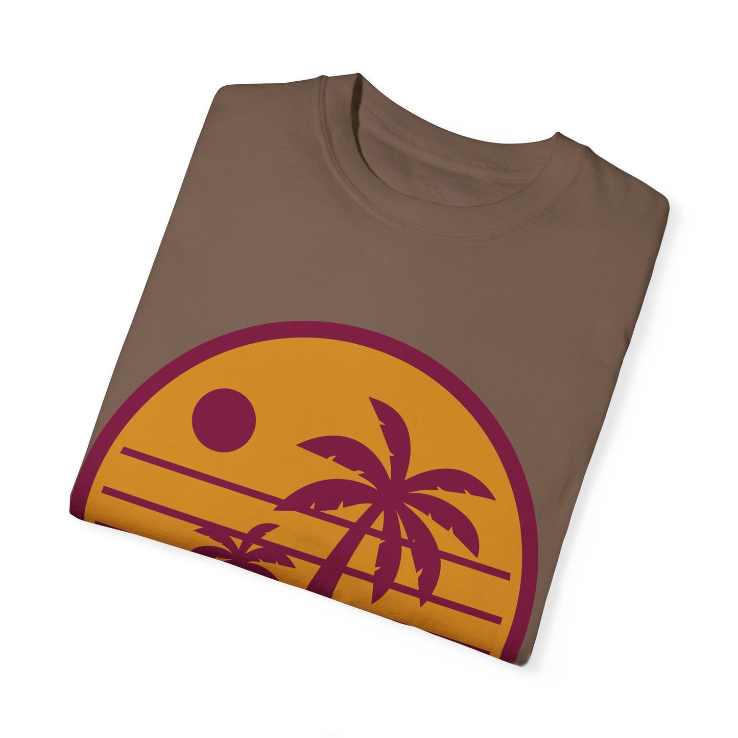 T-shirt unisex Palme tramonto