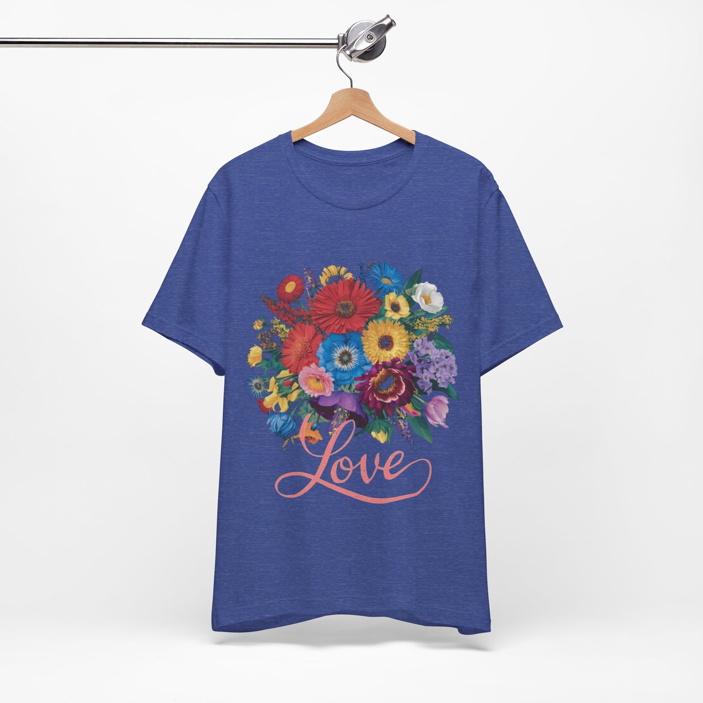 Lover FLower Womens T-Shirt Cotton