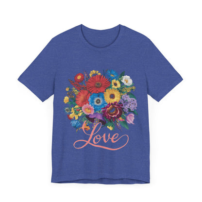 Lover FLower Womens T-Shirt Cotton