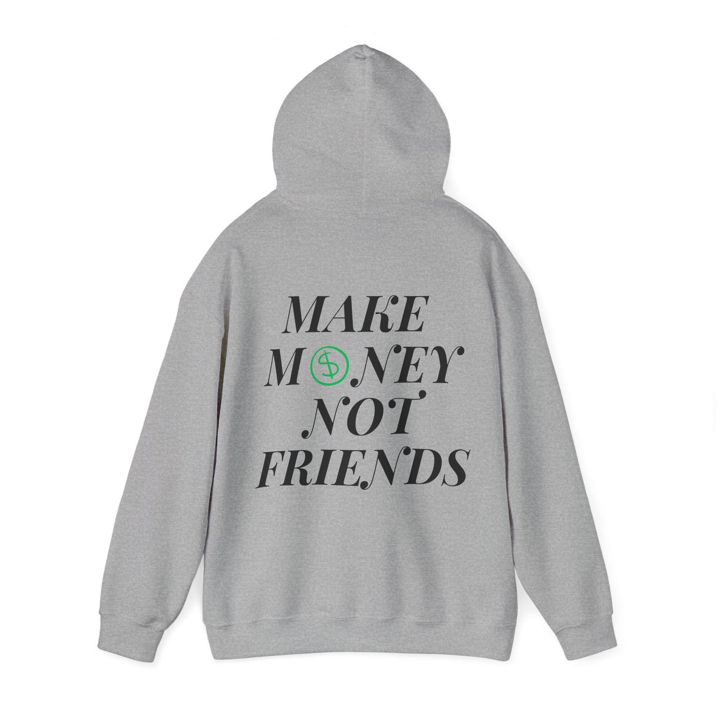 Money not Friend Felpa con cappuccio unisex Heavy Blend™ 