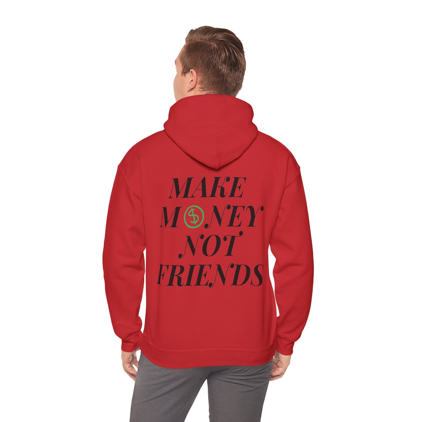 Money not Friend Felpa con cappuccio unisex Heavy Blend™ 