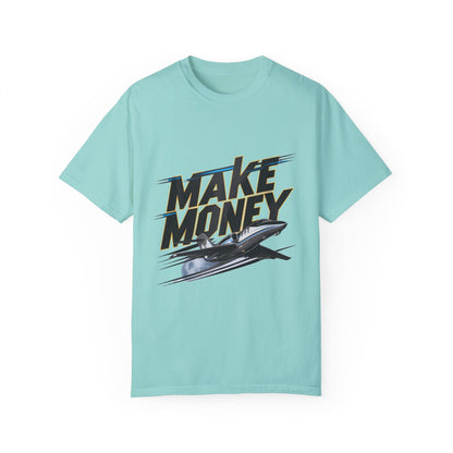 Make Money Plane and Moon Men's T-shirt