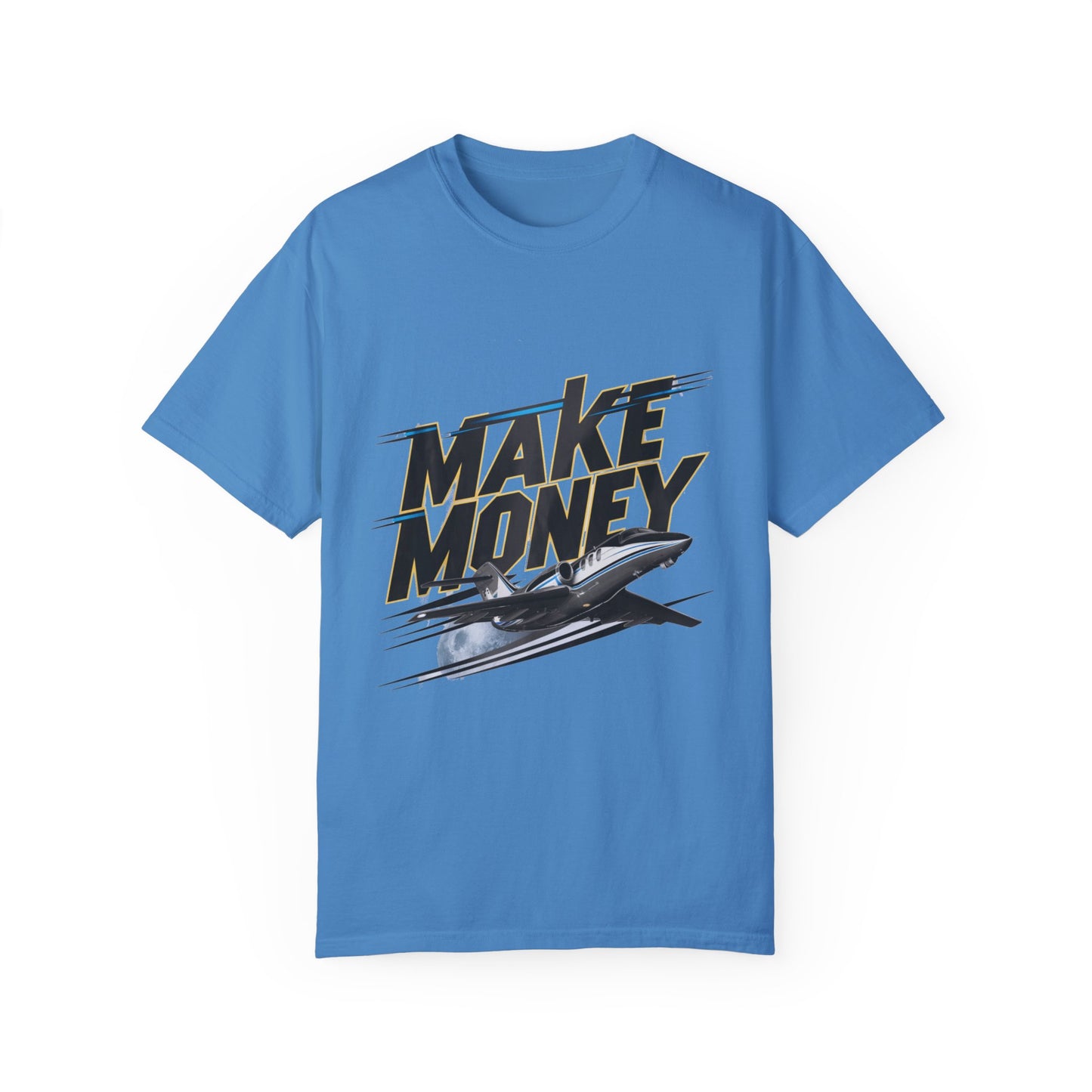 Make Money Plane and Moon Men's T-shirt