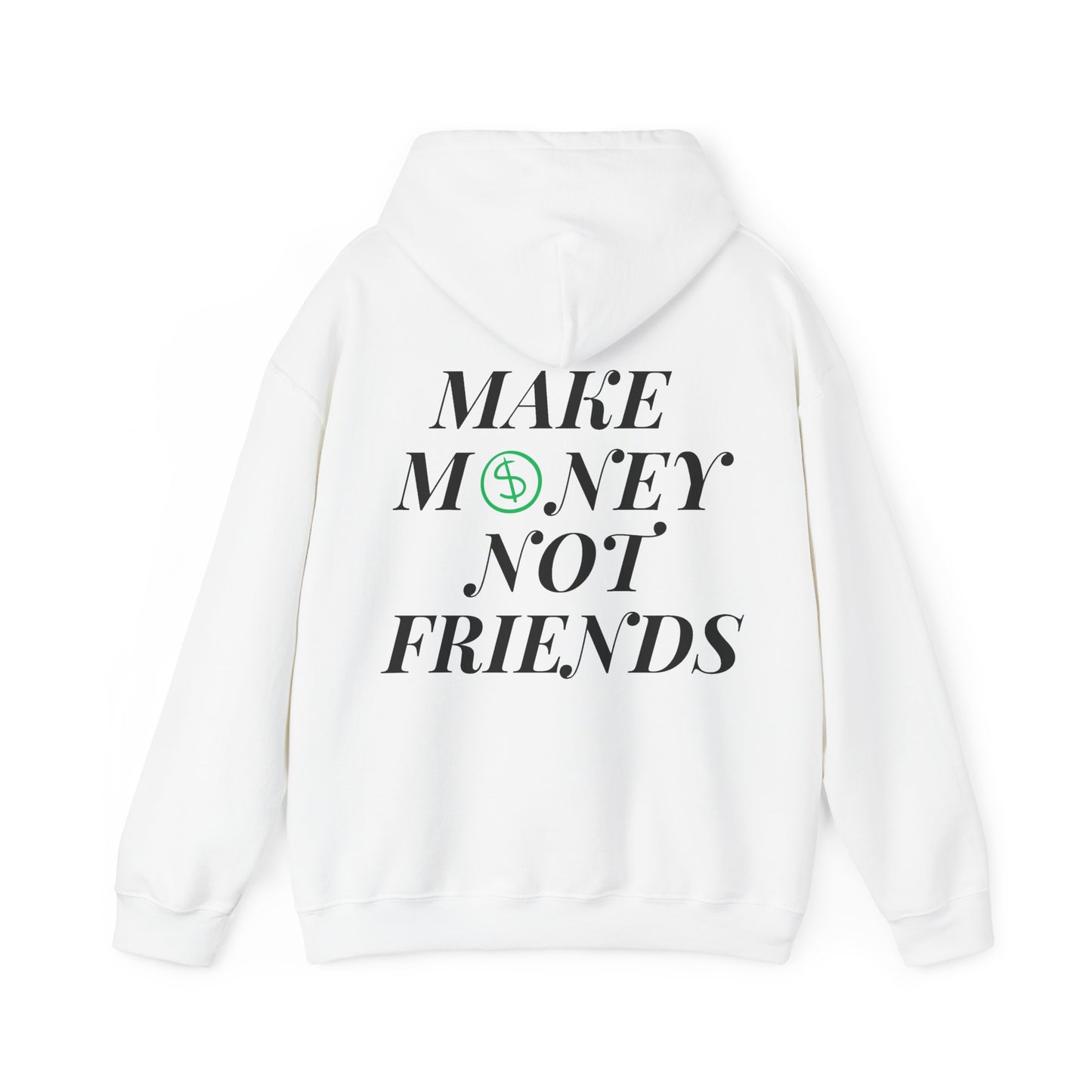 Money not Friend Felpa con cappuccio unisex Heavy Blend™ 