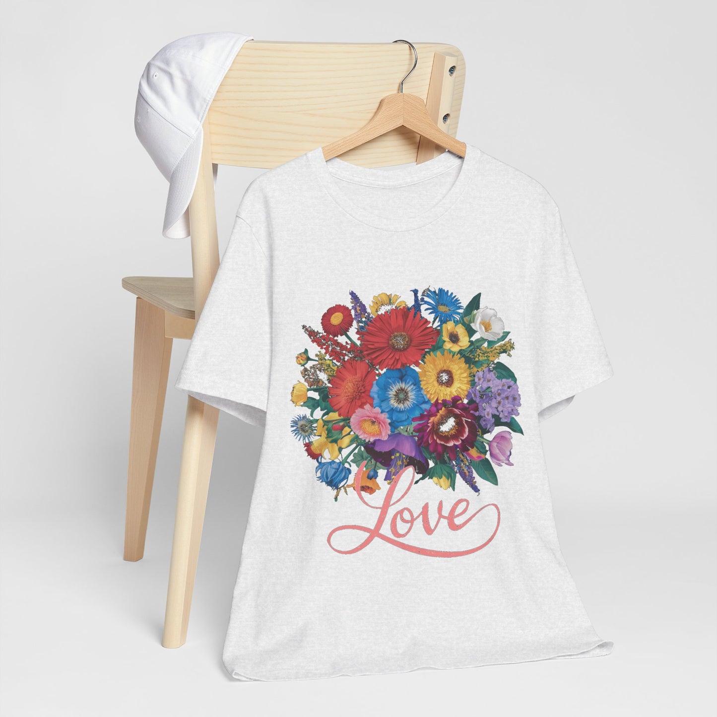 Lover FLower Womens T-Shirt Cotton