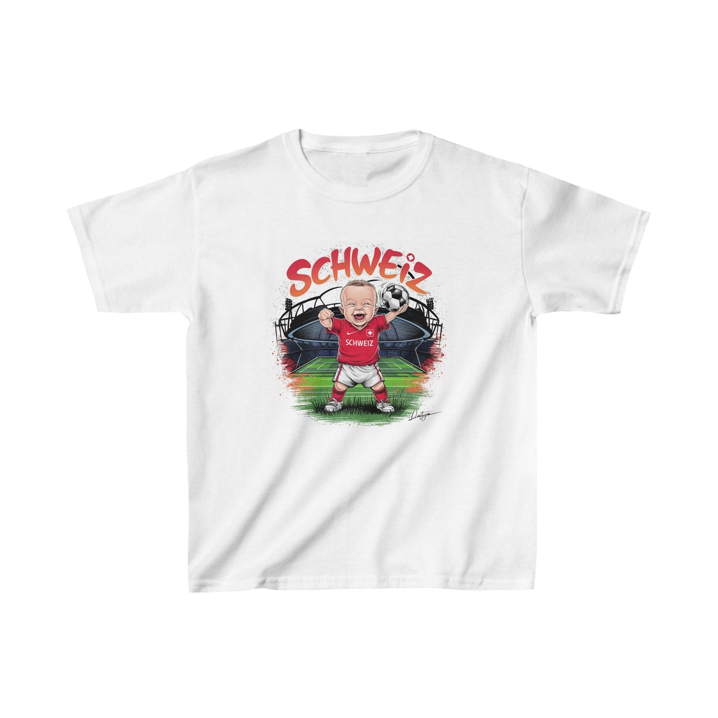 Schweiz Baby Boy Euro2024 T-Shirt