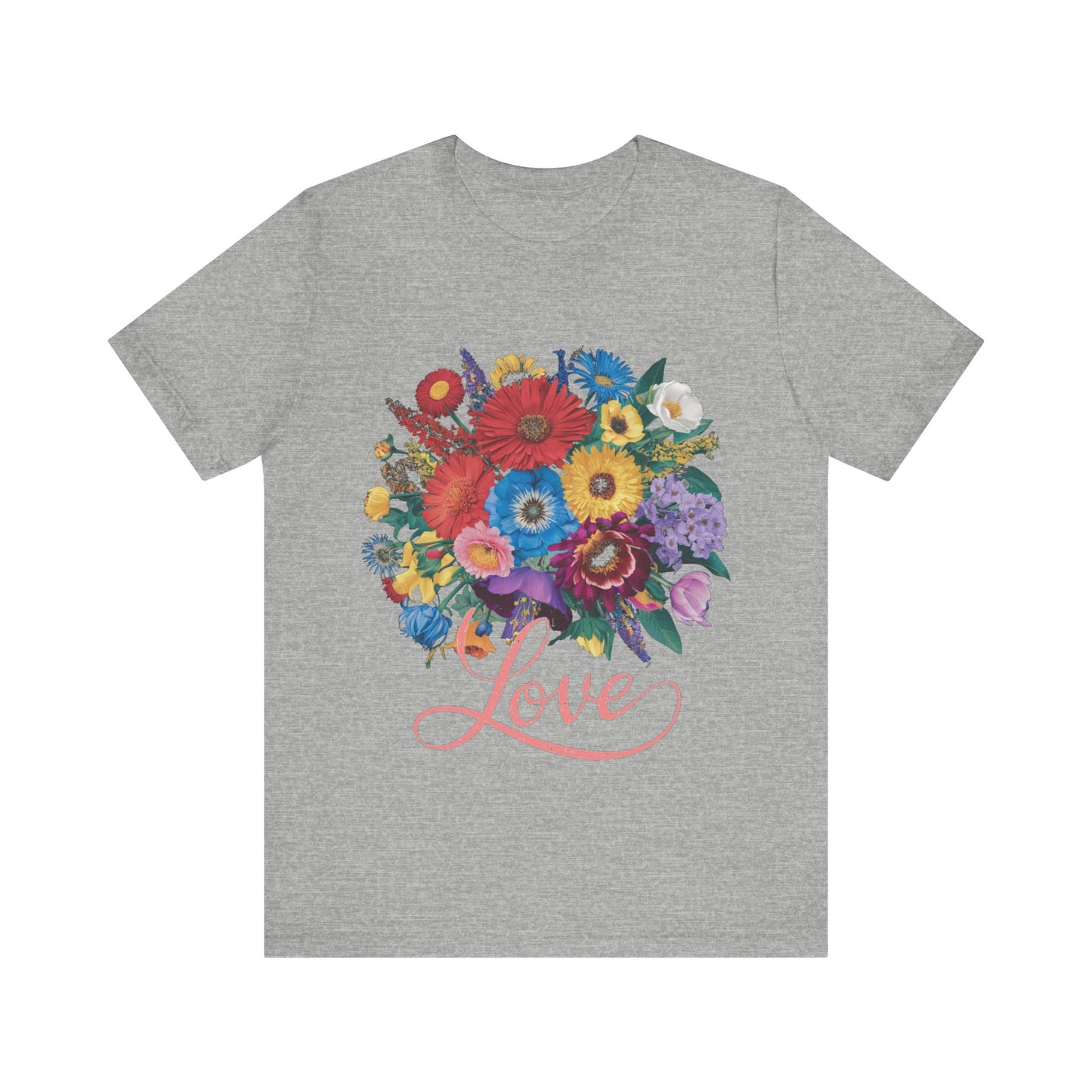 Lover FLower Womens T-Shirt Cotton