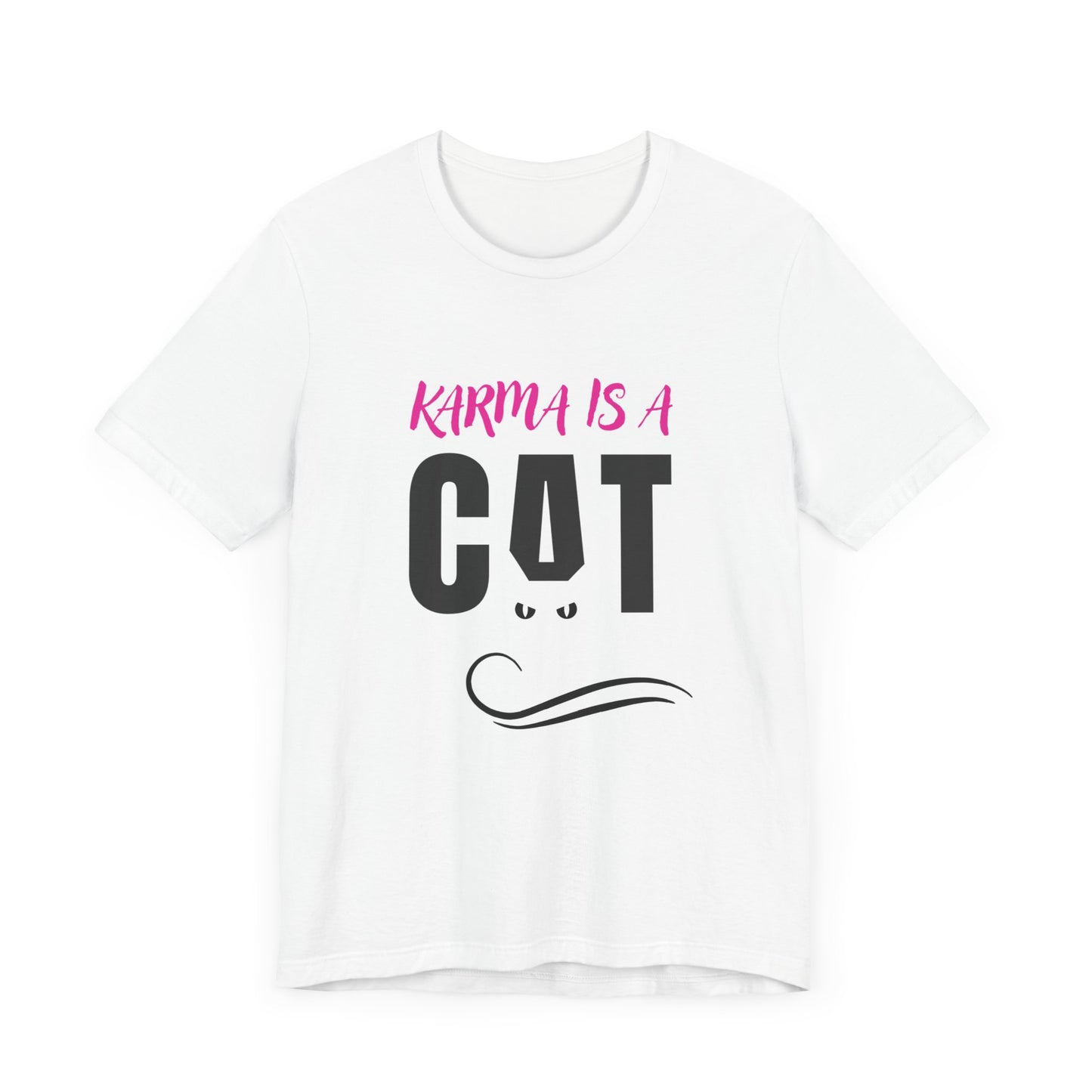 Karma Is A CAT Swiftie Midnight Tee SHIRT For Cat Lover