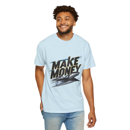 Make Money Plane and Moon Men's T-shirt