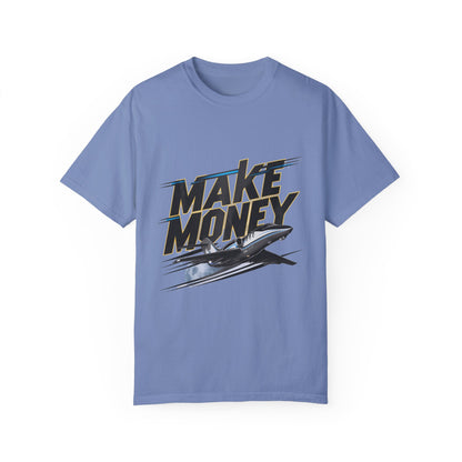 Make Money Plane and Moon Men's T-shirt