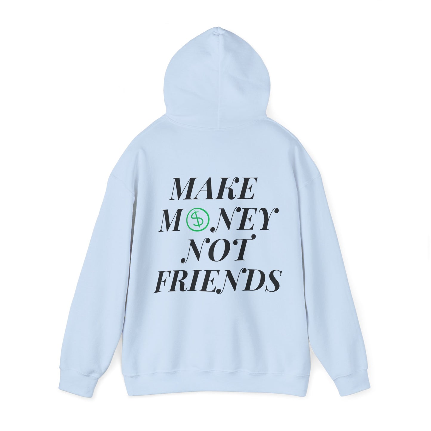 Money not Friend Felpa con cappuccio unisex Heavy Blend™ 